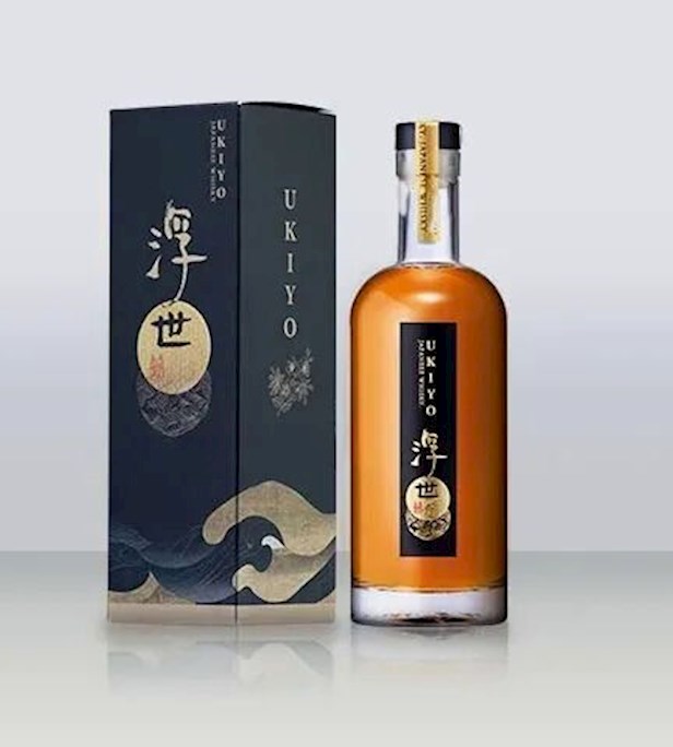Jeoucollect 久蔵 Premium Blended Whisky Kumesen Syuzo Co. The Ukiyo Premium Black Label Japanese Blended