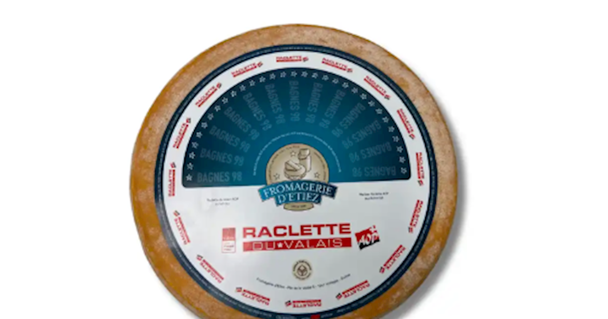 Fromagerie d'Etiez Raclette du Valais AOP - Best Gourmet Products ...