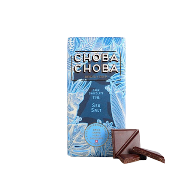 Choba Choba Dark Chocolate 71% with Sea Salt - Best Gourmet Products ...