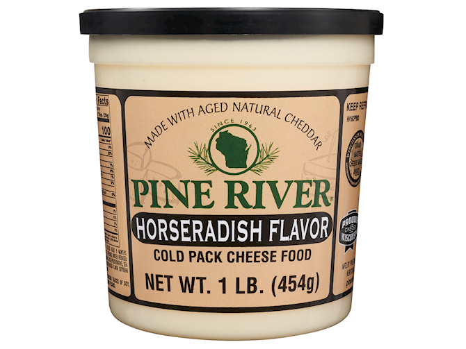 Pine River Horseradish Flavor Cold Pack Cheese Food Best Gourmet