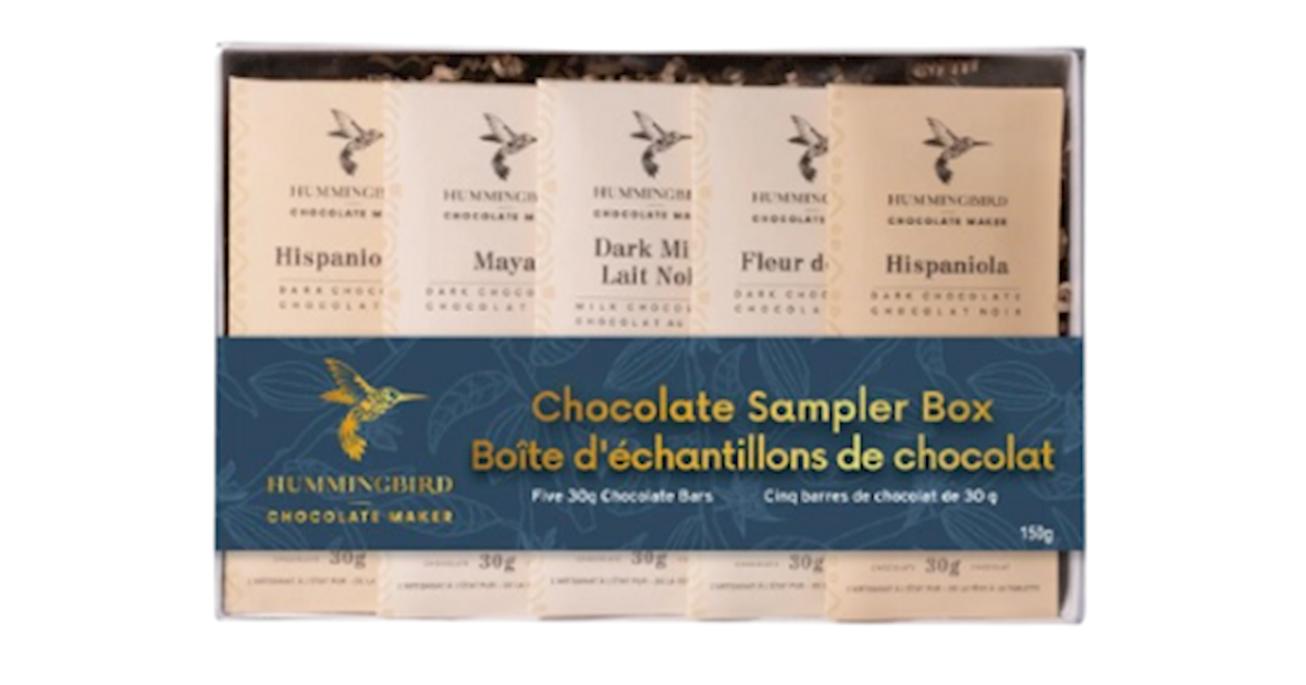 Hummingbird Chocolate Chocolate Sampler Gift Box - Best Gourmet ...