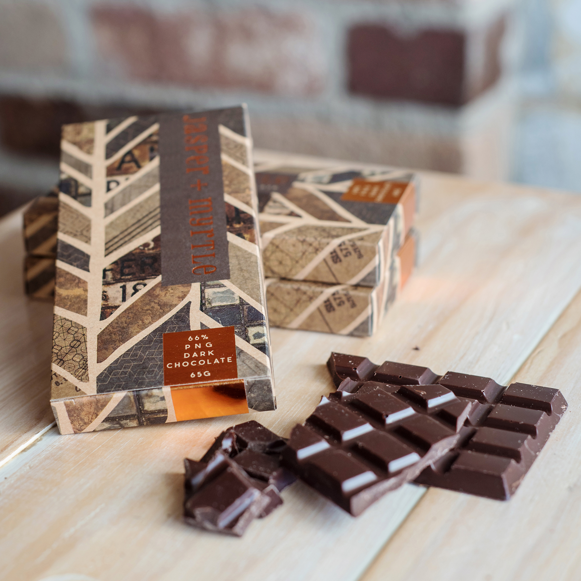 chocolat様 Jasper and Myrtle Chocolates Bougainville Png 66% Dark Chocolate