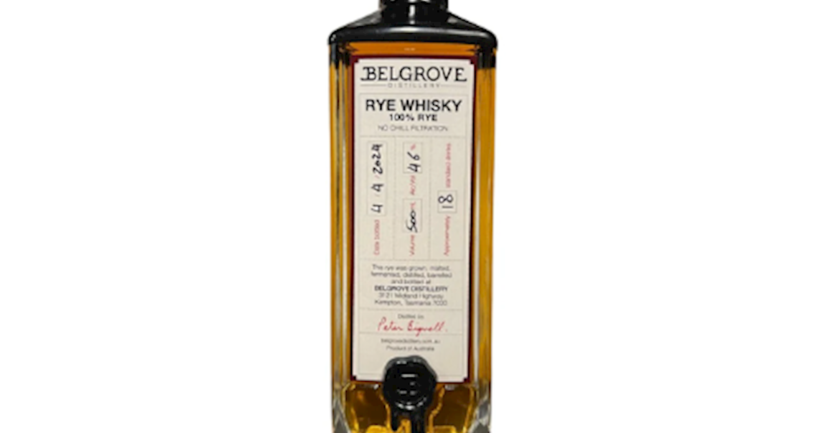 Belgrove Distillery Rye Whisky 46% - Best Gourmet Products