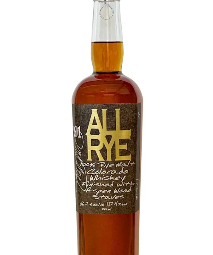 Distillery 291 291 All Rye 100% Rye Malt Colorado Whiskey291 - Best ...