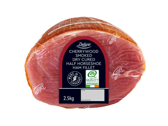 Lidl Ireland Lidl Deluxe Dry Cure Cherrywood Smoked Horseshoe Joint