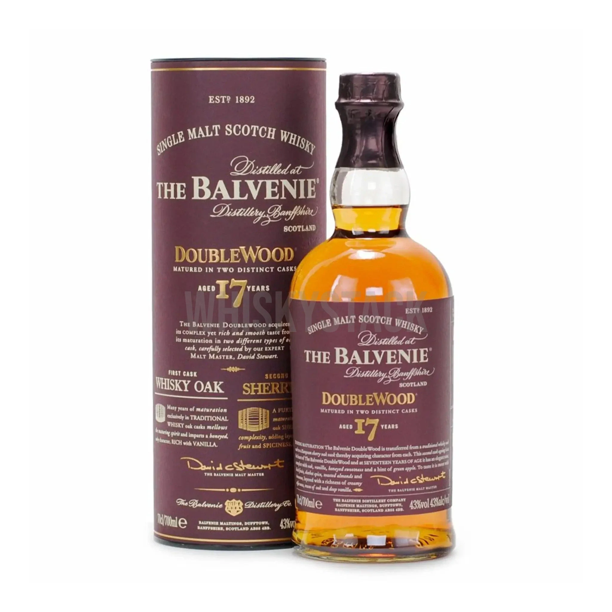 The Balvenie Distillery The Balvenive DoubleWood 17 Year Old