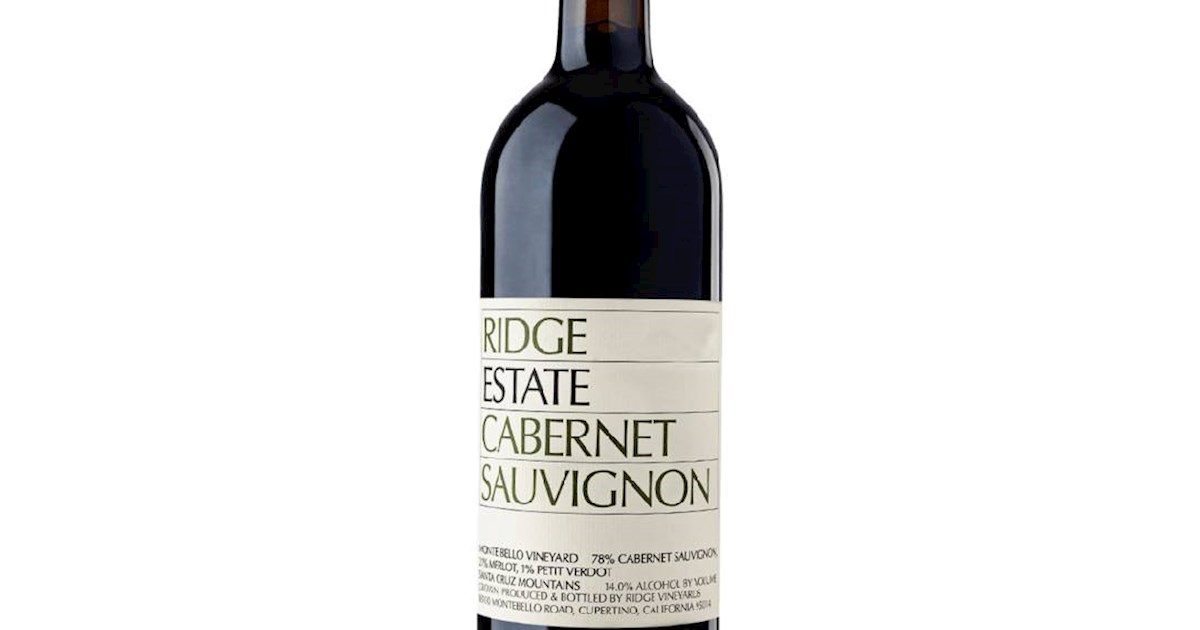 Ridge Vineyards Estate Cabernet Sauvignon - Best Gourmet Products ...