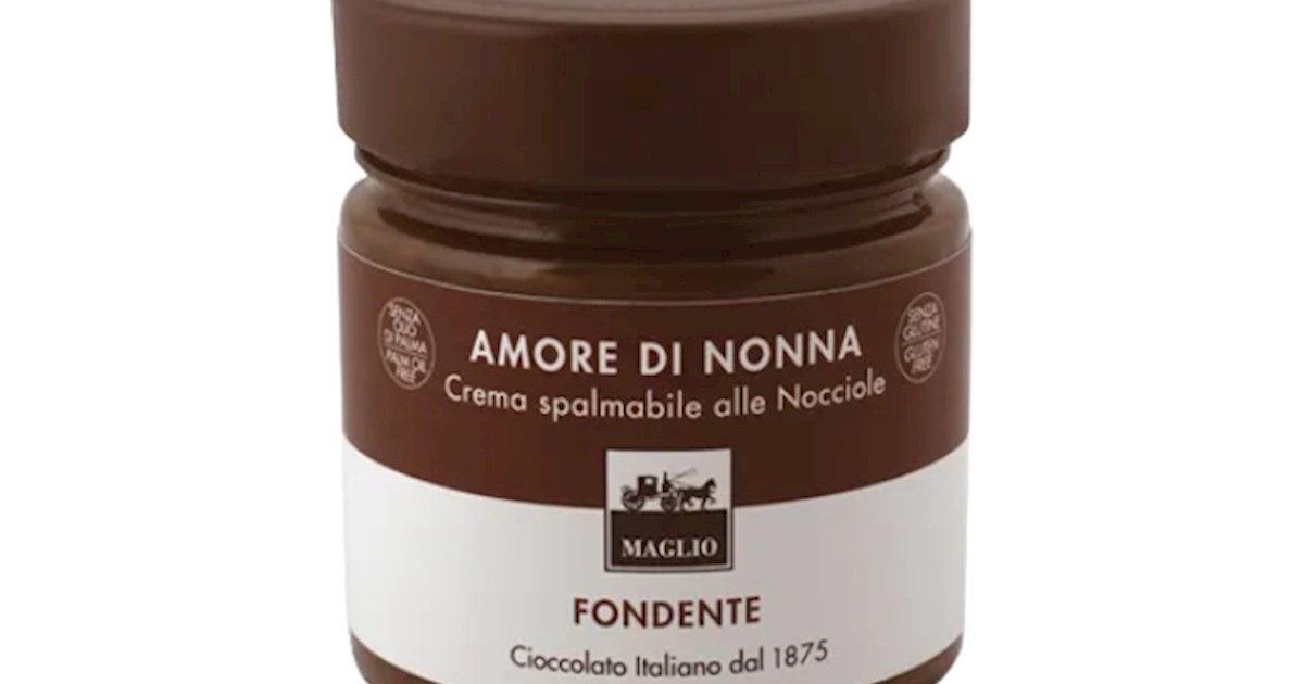 Maglio Cioccolato Crema Spalmabile Fondente alle Nocciole – Amore di ...