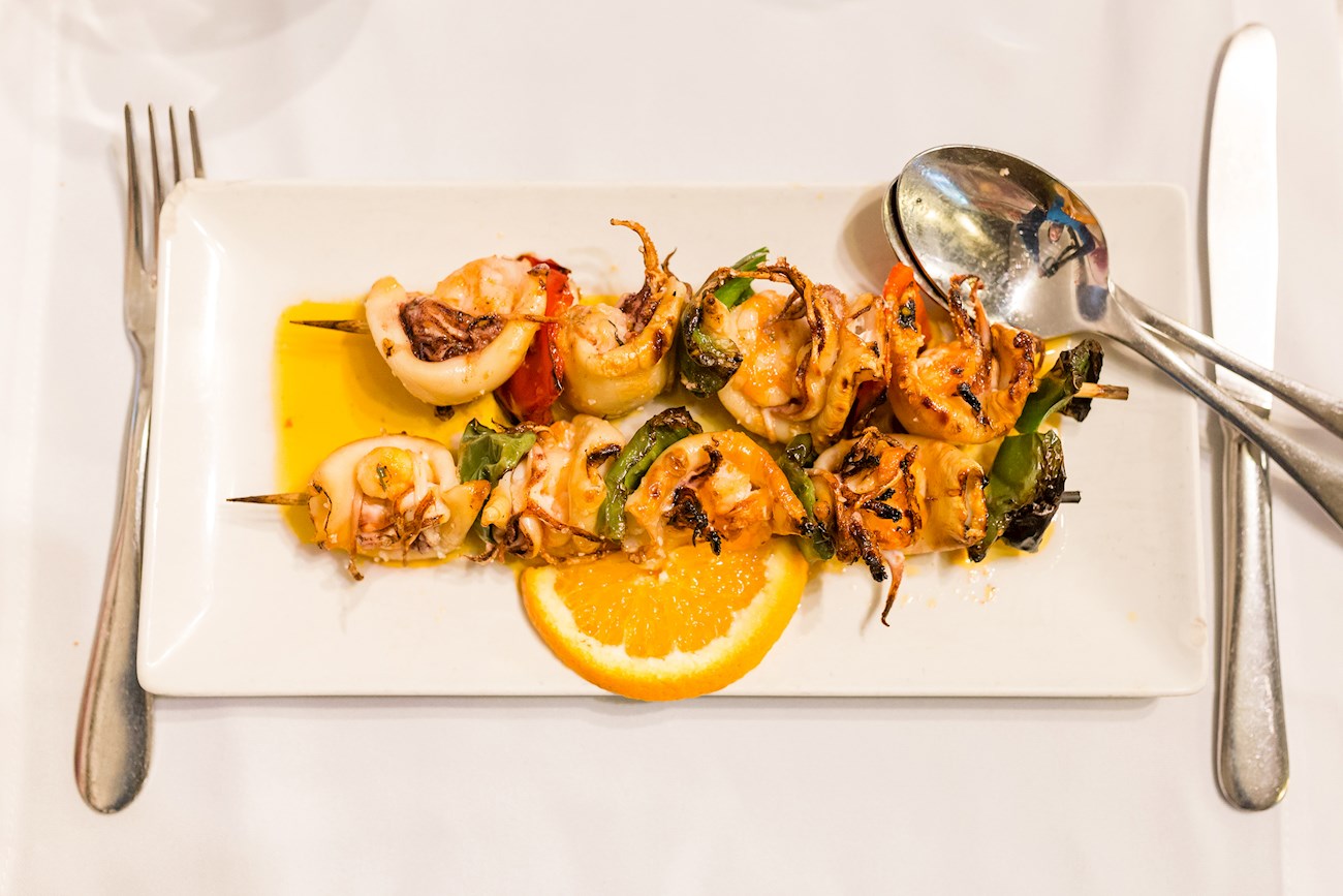 Seafood And Vegetable Espetada Authentic Recipe TasteAtlas