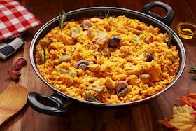 Authentic Paella recipe for 100 Persons – Paella Pans Included