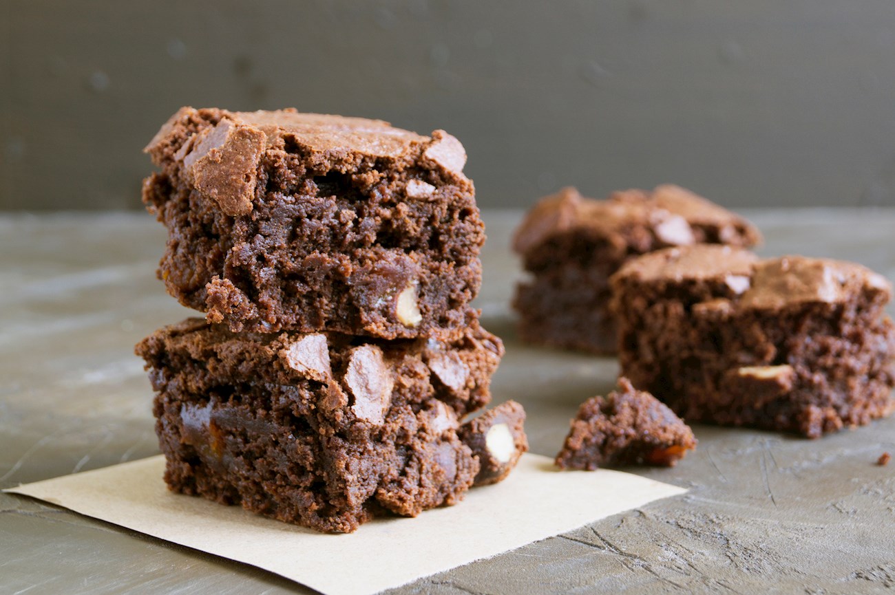 ฟัจด์บราวนี่ Fudgy Brownies