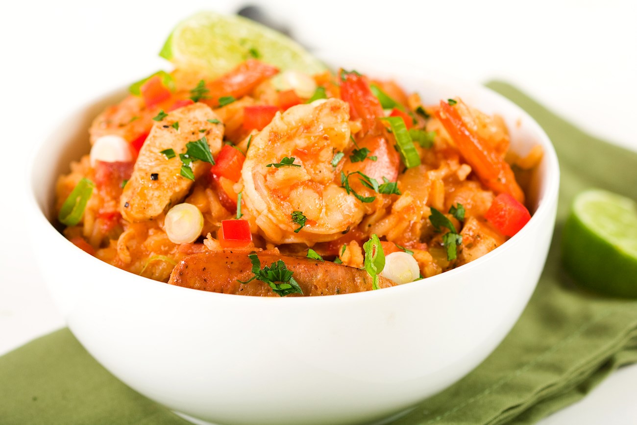 Jambalaya of Rice And Shrimps Authentic Recipe TasteAtlas