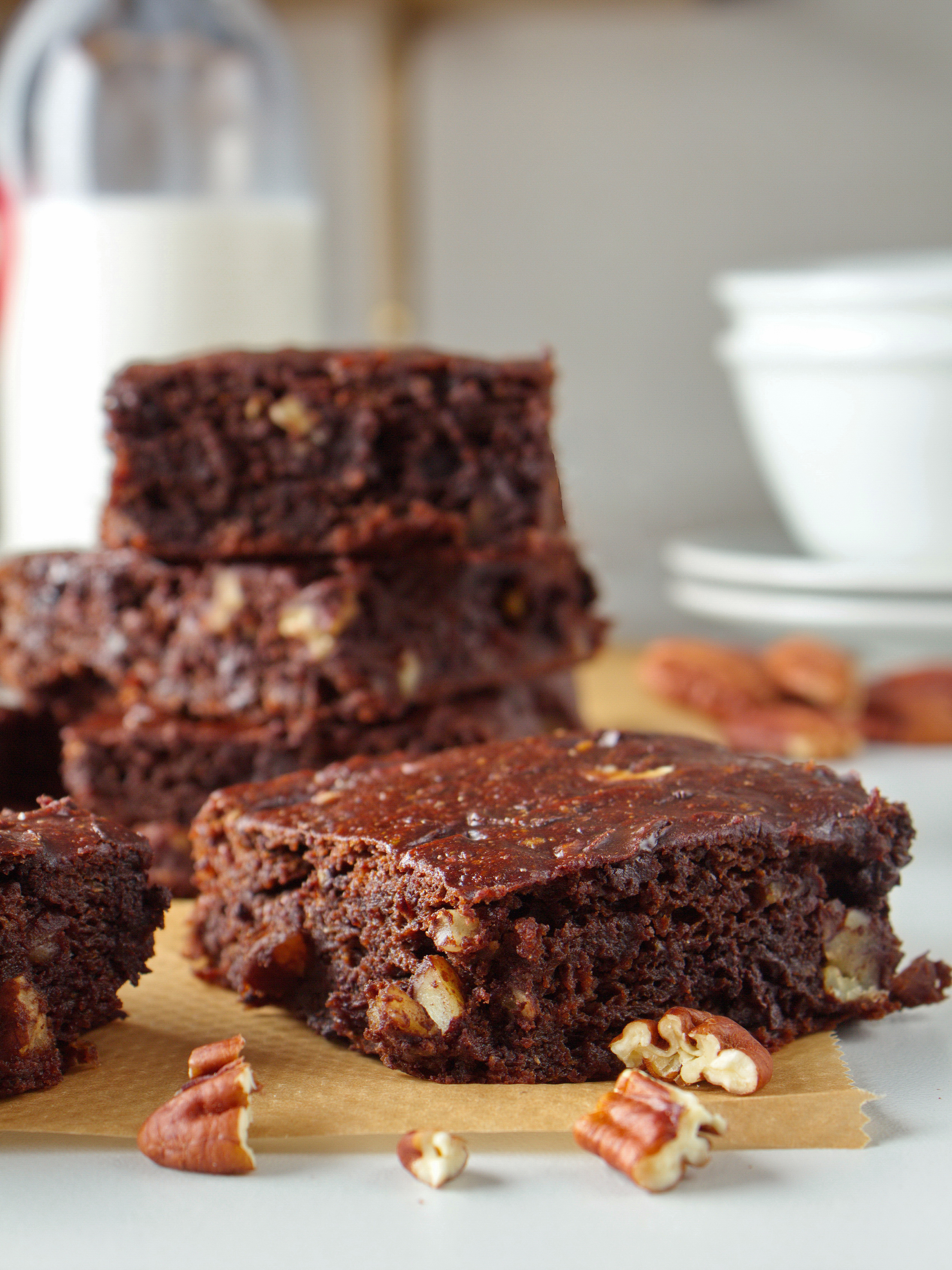 The Best Fudgy Chocolate Brownies Ever! (Double Fudge Cocoa Brownies) - The  Flavor Bender