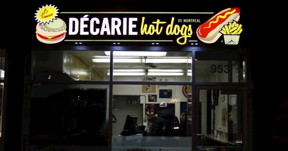 Decarie Hot Dog TasteAtlas authentic restaurants