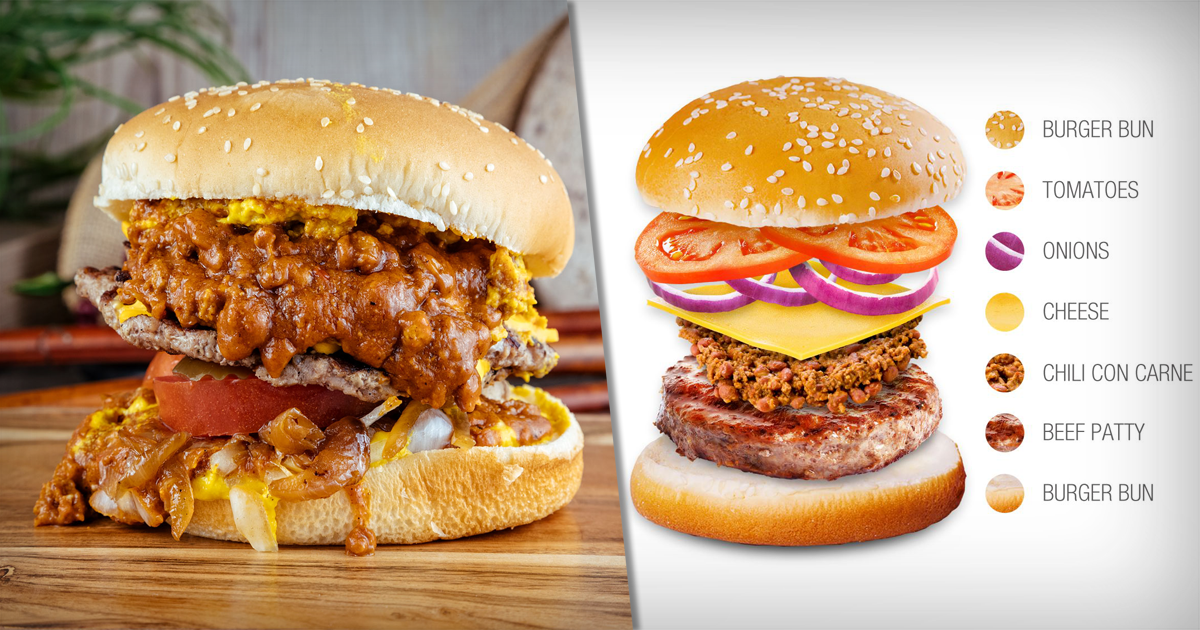 Chili Burger Traditional Burger From Los Angeles, United States of