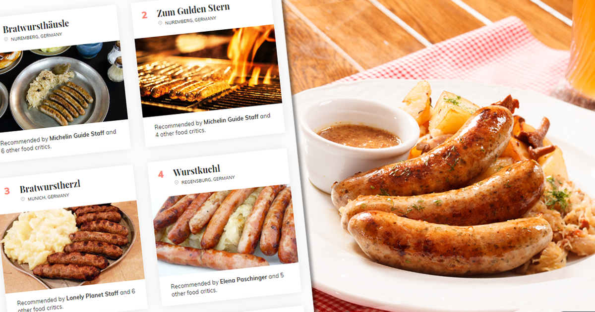 Where to Eat the Best Bratwurst in the World? TasteAtlas