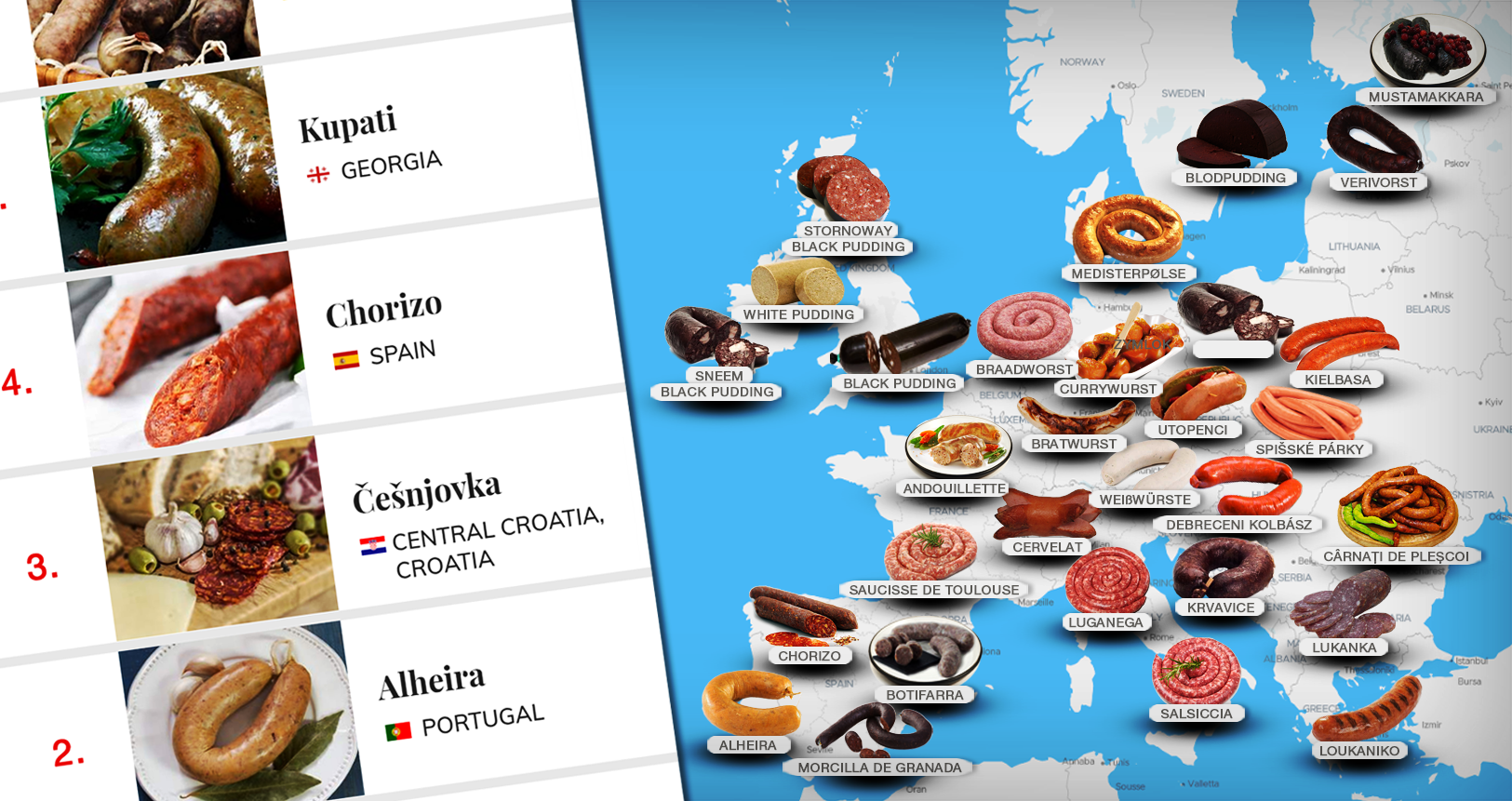 Sausages of the World Best Recipes & Restaurants TasteAtlas