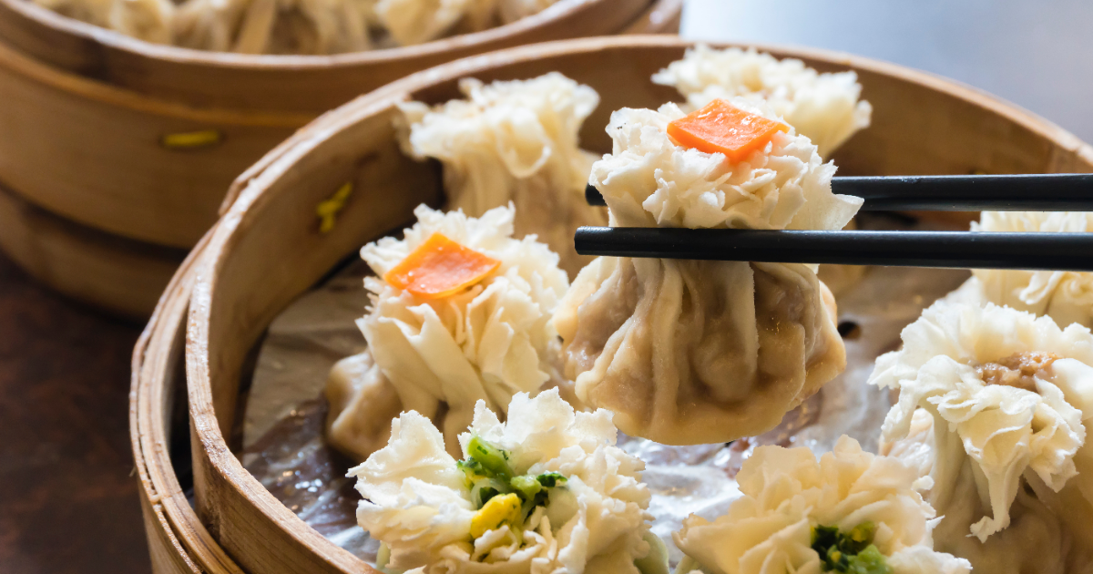 Shumai Traditional Dumplings From Guangdong China