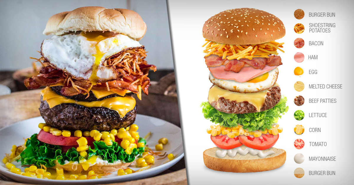 XTudo Traditional Burger From Brazil