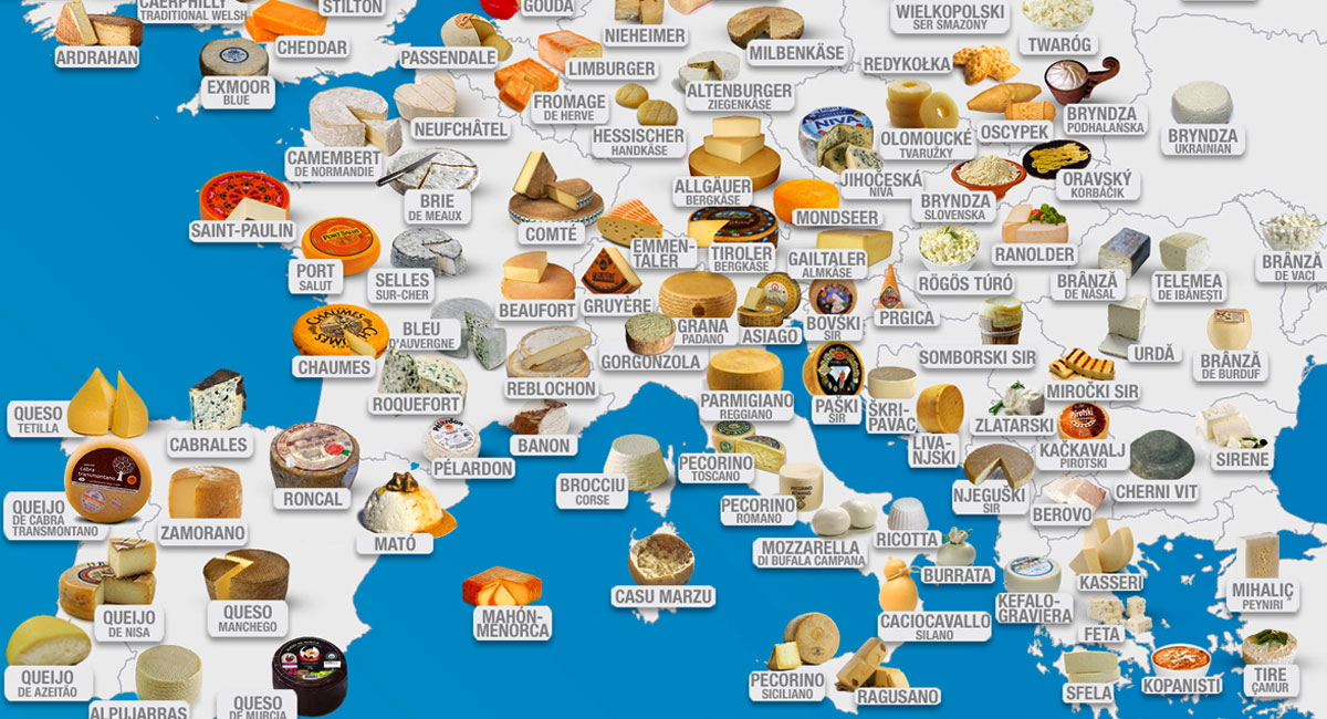 Cheeses Of The World 1364 Cheese Types Tasteatlas