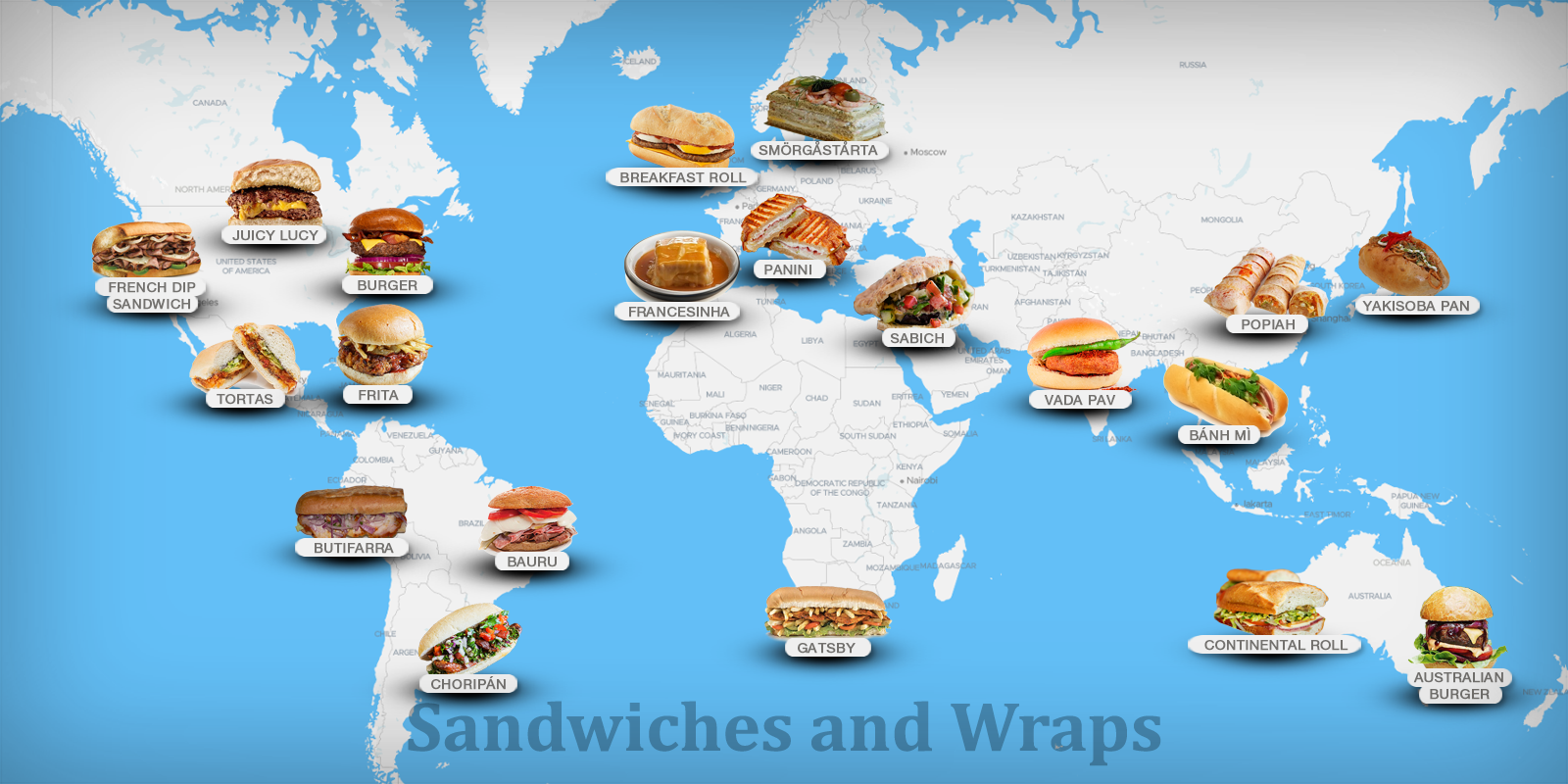 Sandwiches and Wraps of the World Best Recipes & Restaurants TasteAtlas