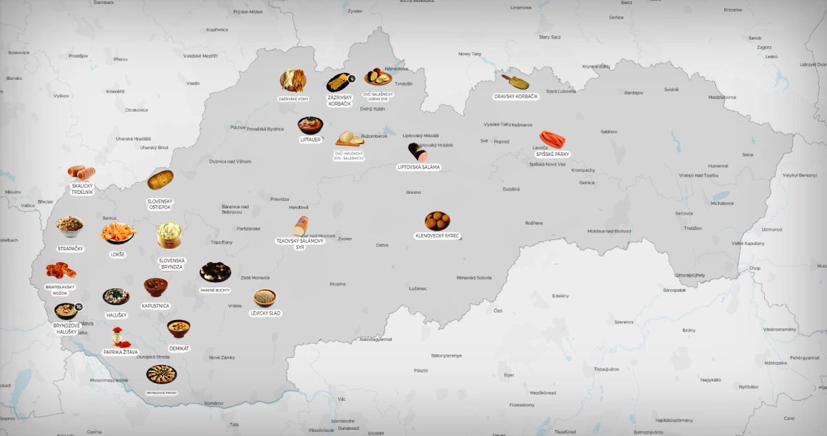 Slovakian Food Map | Local Food In Slovakia | TasteAtlas